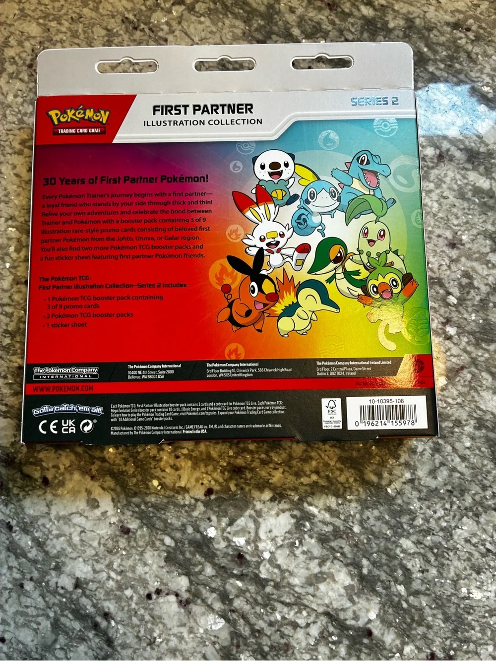 Pokémon Trading Card Game  First Partner Illustration Collection Series 2